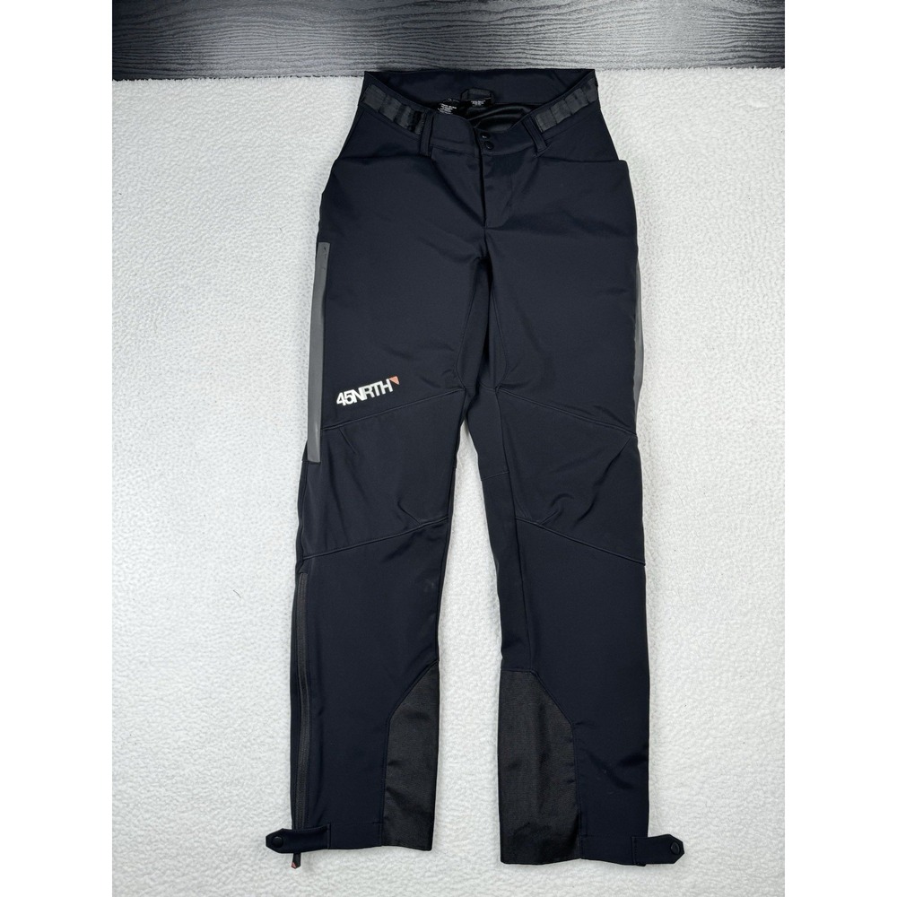45NRTH Men's XS Winter Sofstshell Cycling Pants Black Insulated - 26x30.5